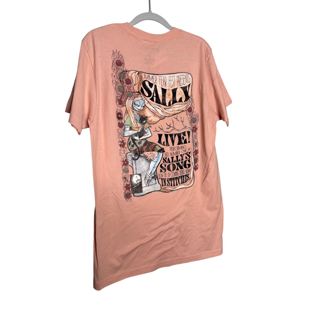 NWT BoxLunch The Nightmare Before Christmas Sally‎ graphic double sided tshirt